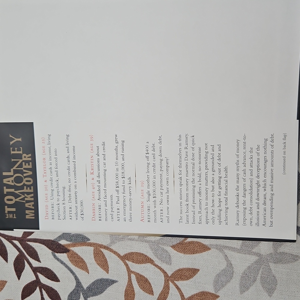Dave Ramsey's The Total Money Makeover - Black Cover Edition - Picture 3 of 12